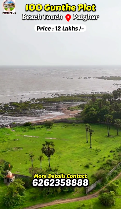 Palghar - 2.5 Acre Beach Touch Agriculture Plot