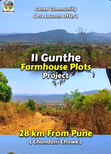 Mulshi-Kule - 11 Gunthe Farmhouse & Agriculture Plots in 25 Acre Project