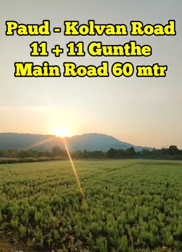 Paud-Kolvan Road - 11+11 Gunthe Plot