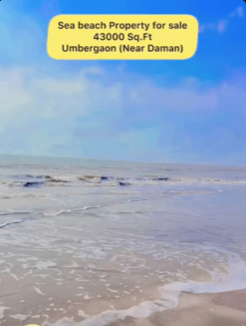 Daman-Umbergaon - 43,000 SQFT Sea Beach View Property